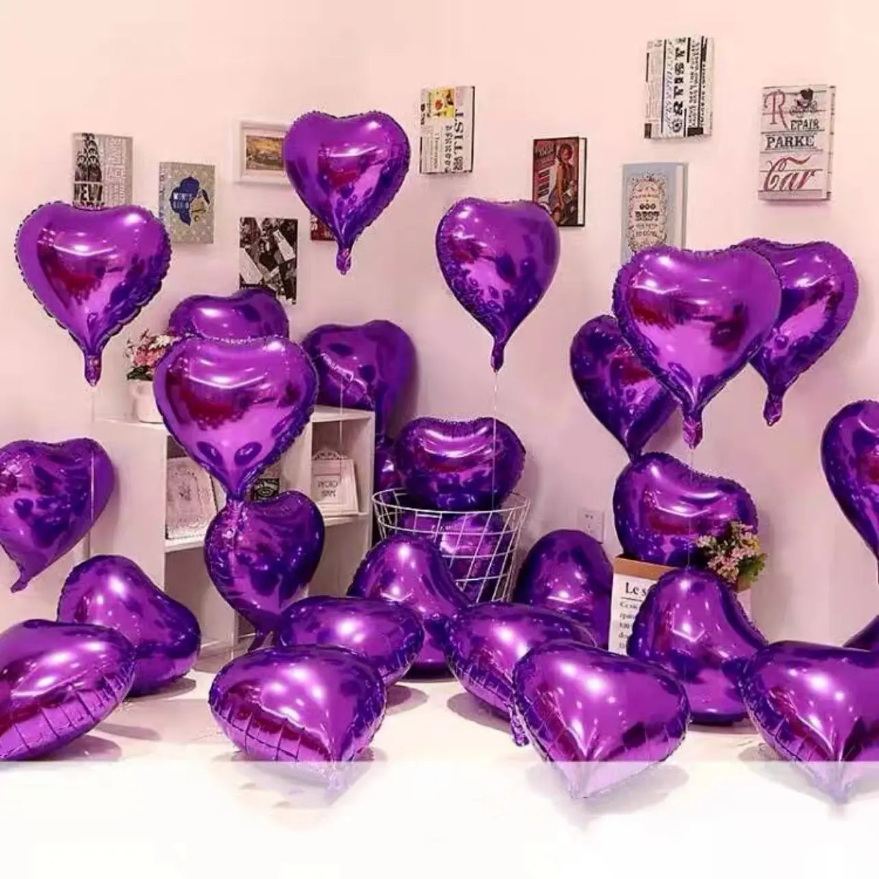 ❤️ Balony Serca (10 szt.) – Efekt WOW - miłość unosi się w powietrzu