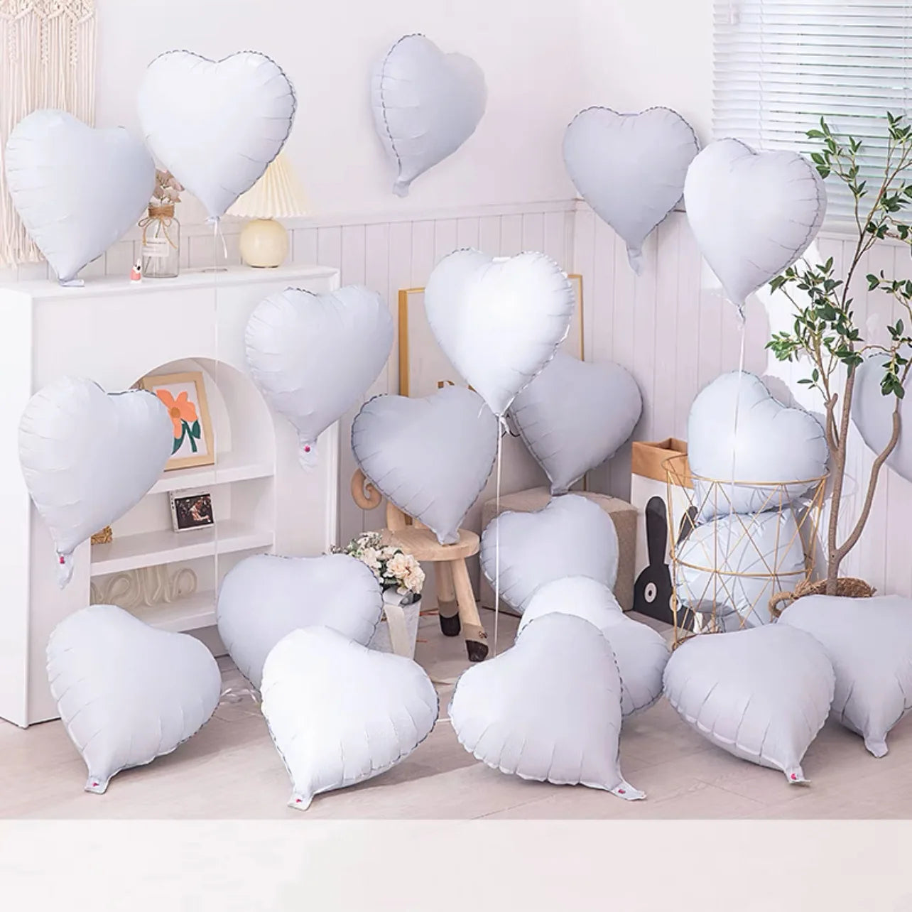 ❤️ Balony Serca (10 szt.) – Efekt WOW - miłość unosi się w powietrzu