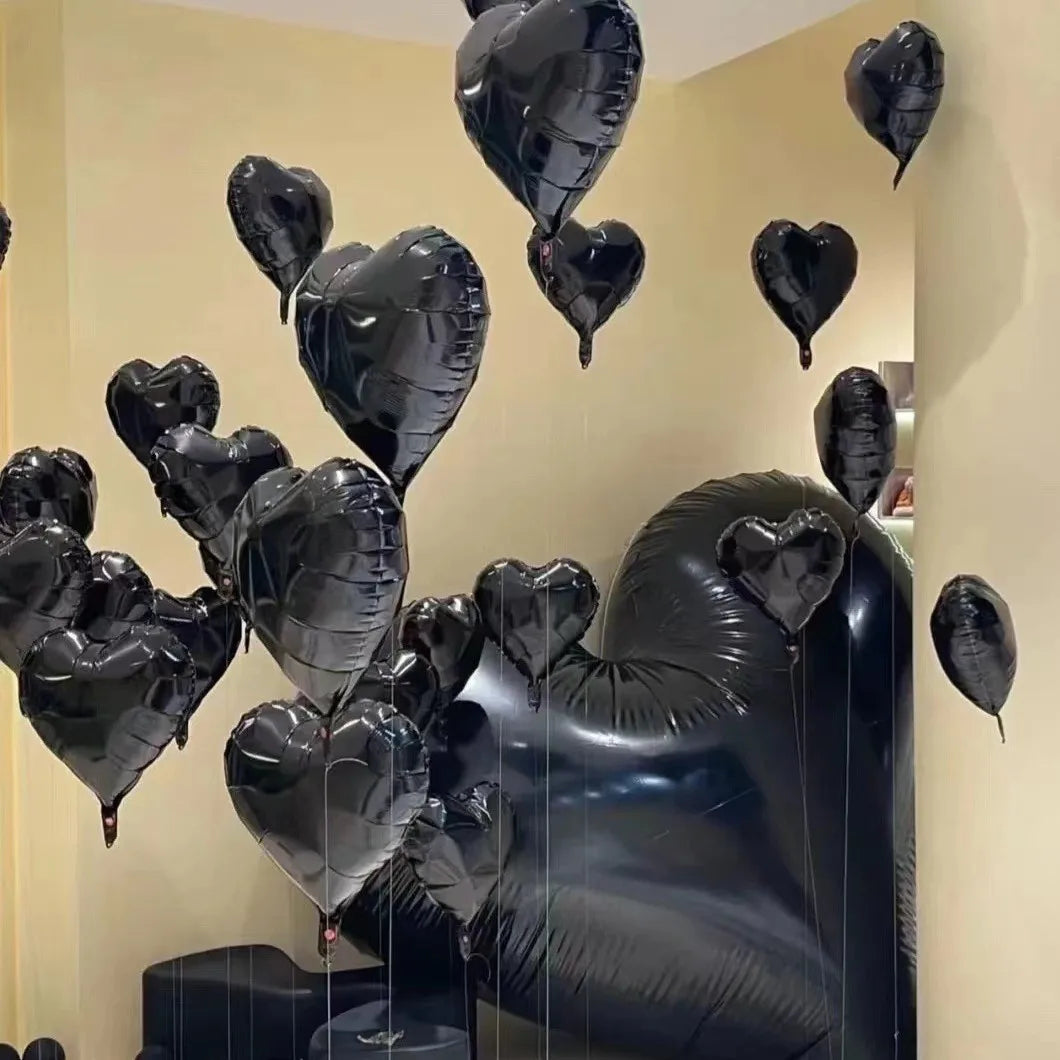 ❤️ Balony Serca (10 szt.) – Efekt WOW - miłość unosi się w powietrzu