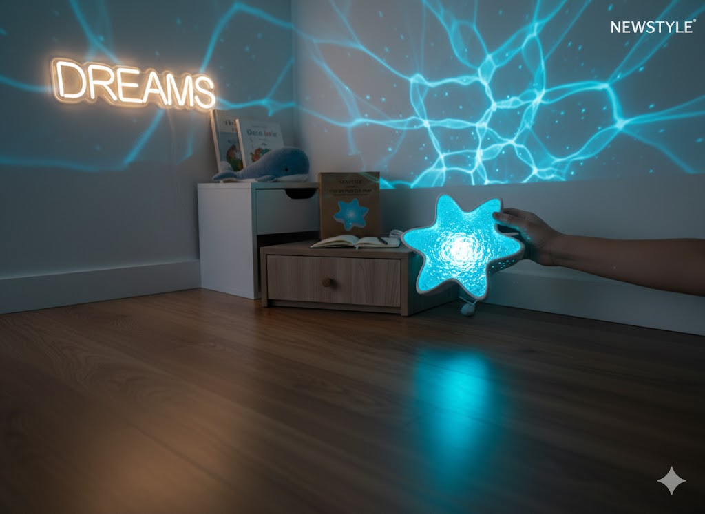 🌊 Rozgwiazda LED – magiczny projektor światła 🌟